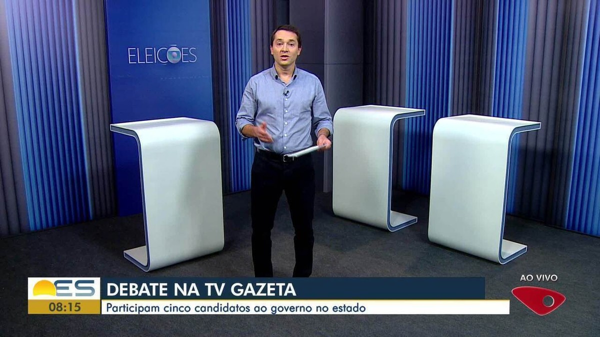 Confira as regras do debate com candidatos ao Governo do ES na TV