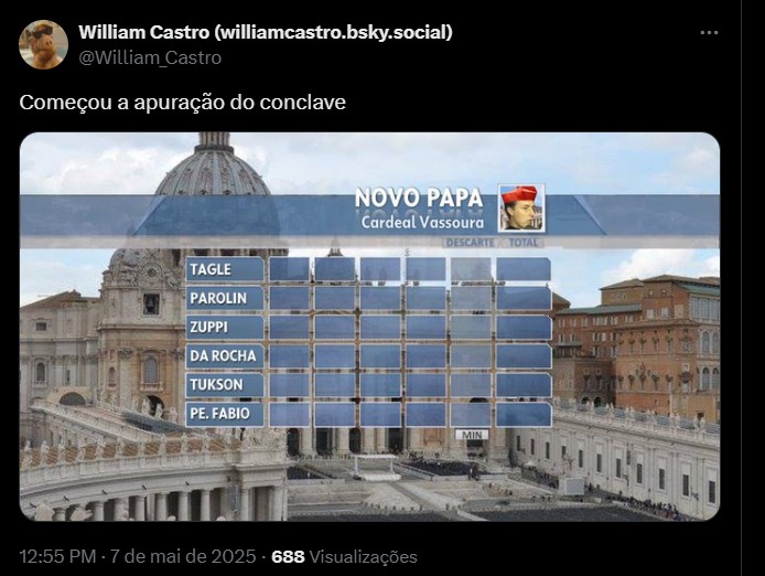 Conclave: votação para o próximo papa gera memes nas redes