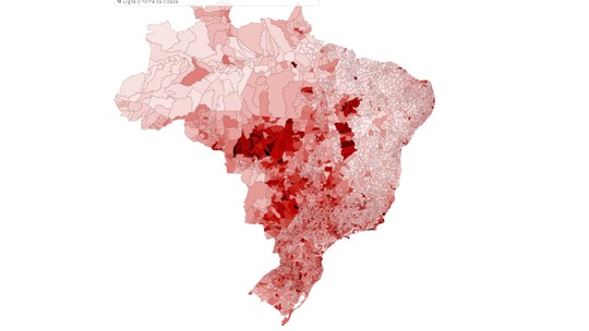 MAPA: veja como sua cidade se posiciona no ranking do PIB per capita