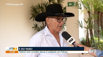 Festival de comidas paraenses é realizado em Palmas neste sábado (28)