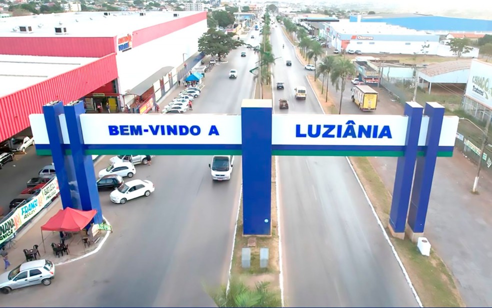 Entrada da cidade de Luzinia, Gois  Foto: Divulgao/Prefeitura de Goinia