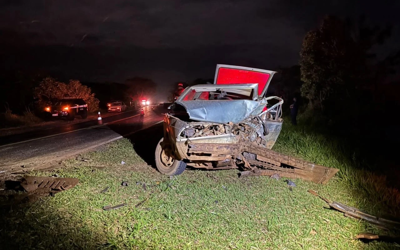 Motorista morre e outro fica gravemente ferido em acidente entre Franca e Ribeirão Corrente, SP