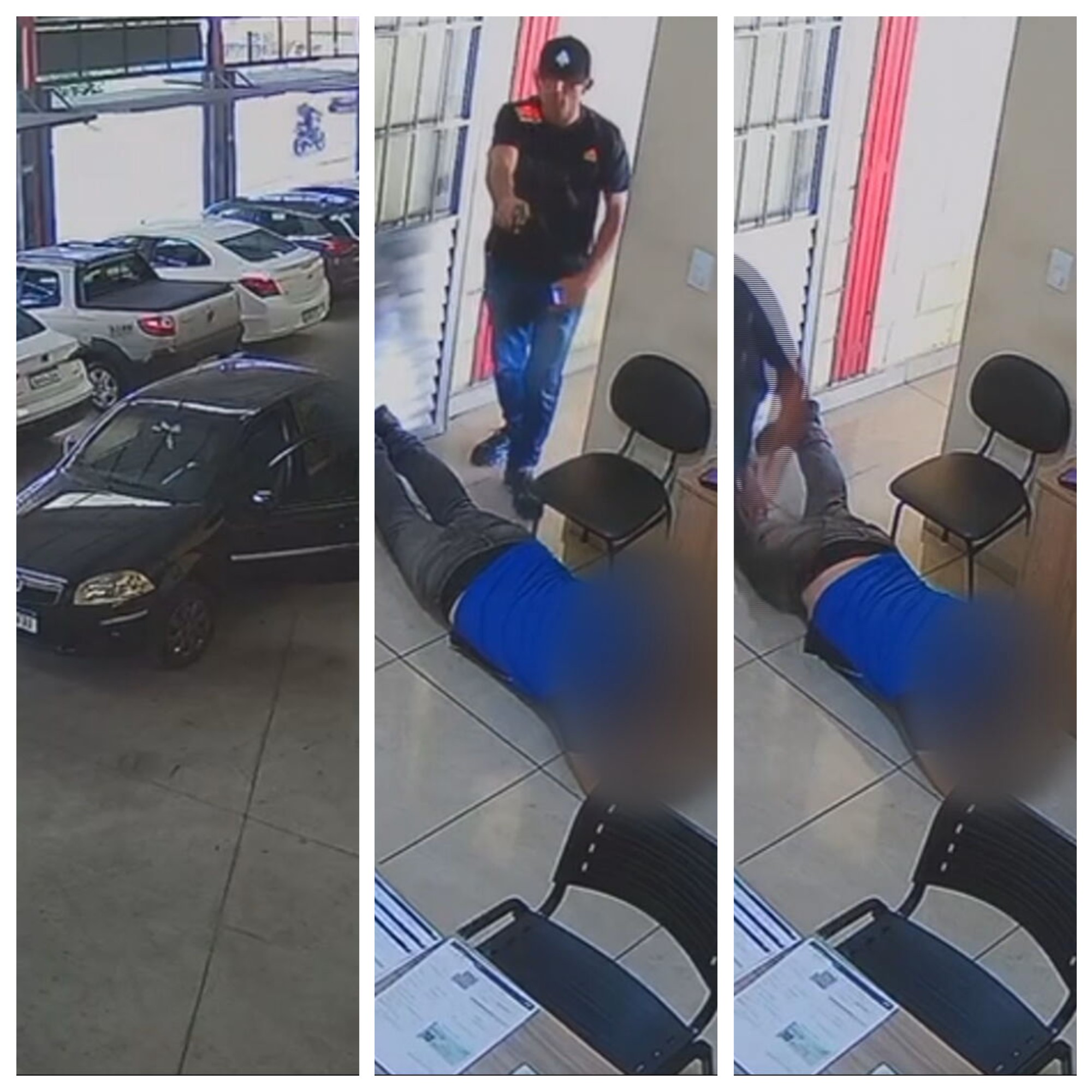 Dupla invade concessionária e rouba dois carros na Grande BH; VÍDEO