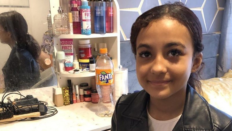 Menina quer usar história para alertar outras crianças sobre o risco no consumo de vape — Foto: Mary Griffin