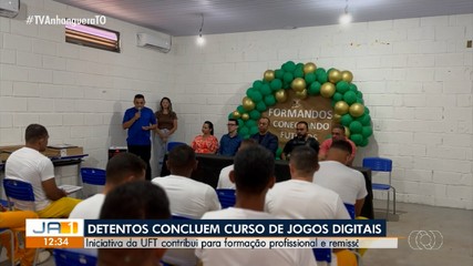 Detentos da Unidade Prisional de Araguaína concluem curso de criação de jogos digitais