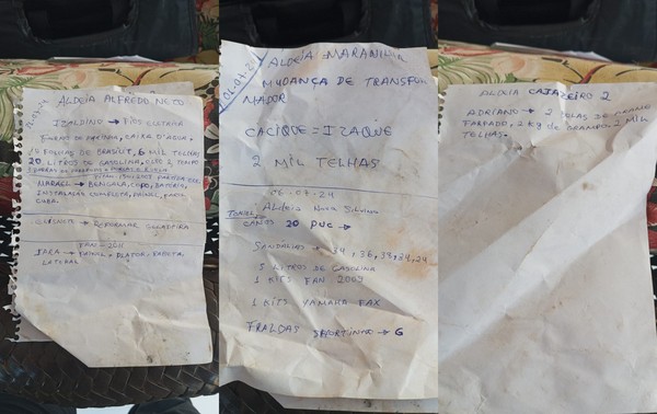 Suspeitos cobravam preços absurdos em relação à dívidas e produtos comprados pelos indígenas — Foto: Divulgação/Polícia Federal