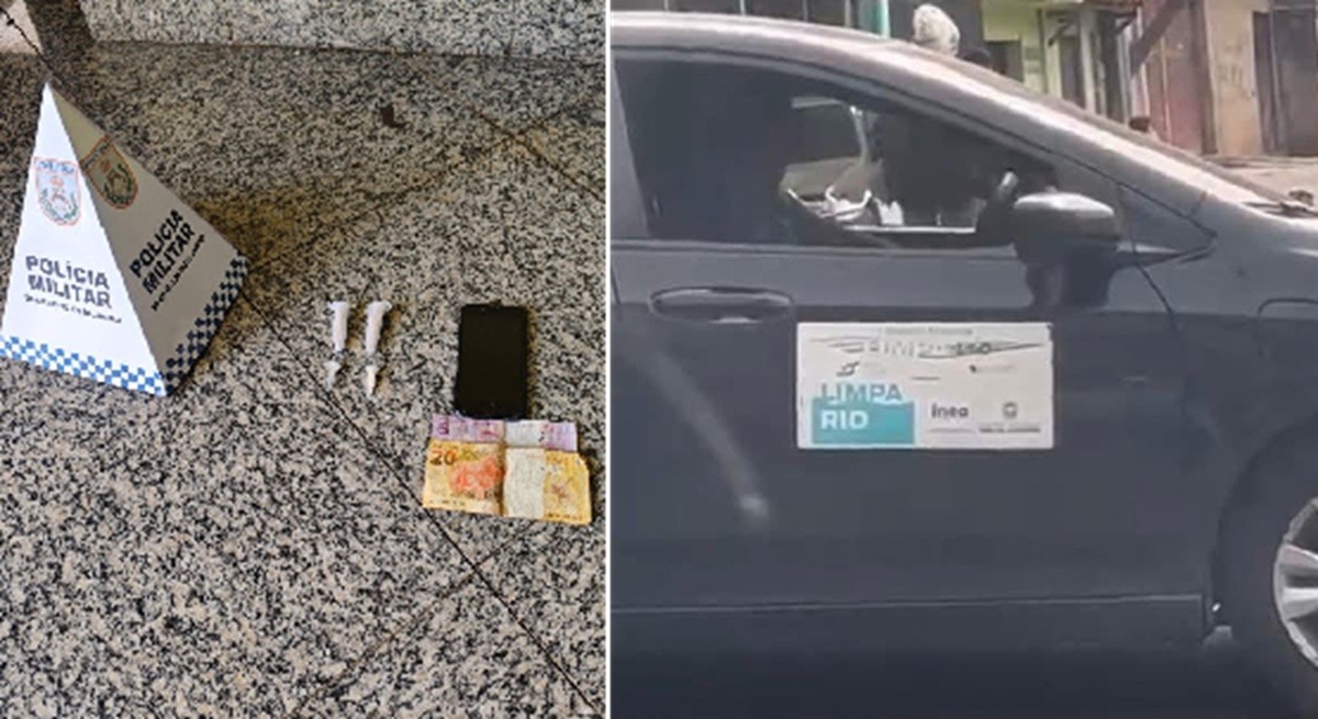 Carro com identificação do Inea é usado na compra de drogas em Teresópolis