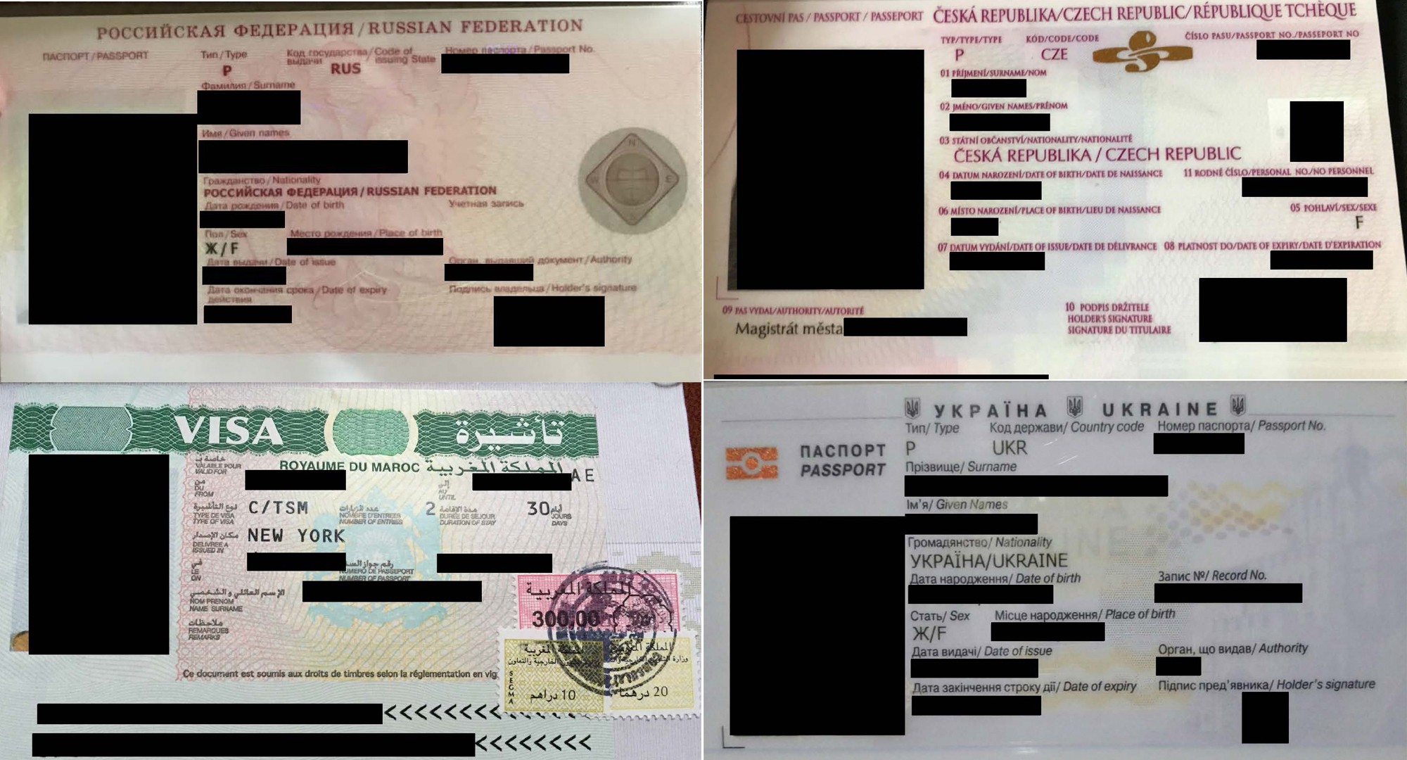 Novas fotos do espólio de Epstein, acusado de tráfico internacional de mulheres, têm passaportes de jovens de vários países