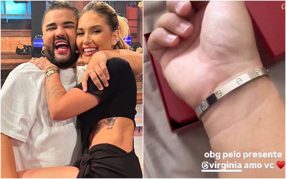 Virgínia presenteia amigo com pulseira de quase R$ 60 mil; vídeo | Goiás |  G1