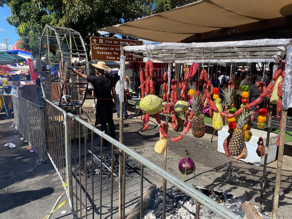 Feirinha de Santana em Caicó — Foto: Pedro Trindade/Inter TV Cabugi