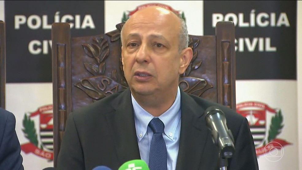 Polícia investiga o assassinato do ex-delegado geral Ruy Ferraz Fontes — Foto: Reprodução/TV Globo