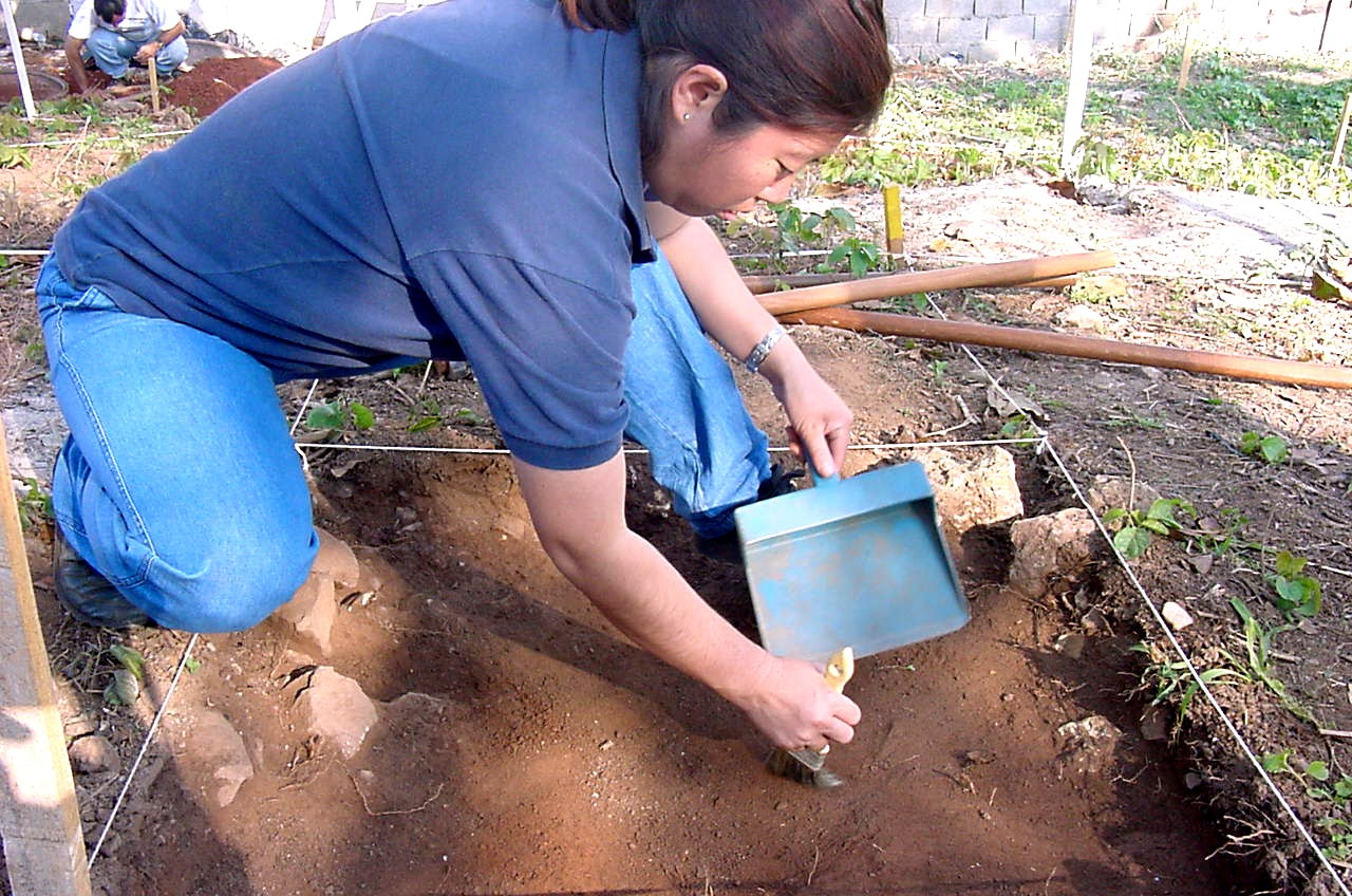 Escavações no Sítio Morumbi em 2001