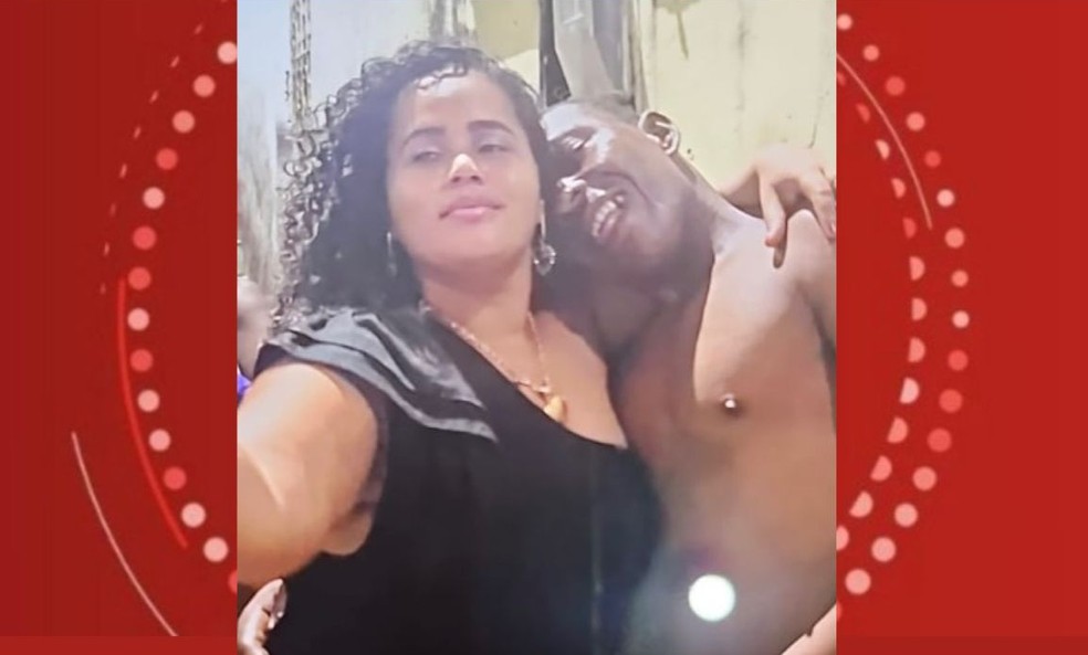 Marília de Souza Almeida Pereira ao lado de Antonio Moreira Nery de Jesus, suspeito de feminicídio — Foto: Arquivo pessoal