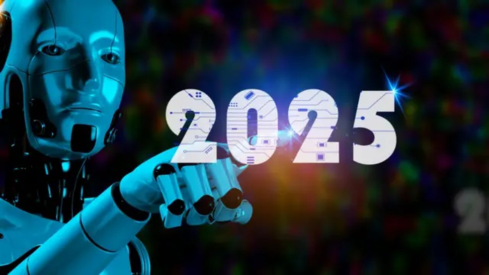 A inteligência artificial está marcando um momento definidor na história da tecnologia — e o ano de 2025 trará ainda mais surpresas. — Foto: Getty Images