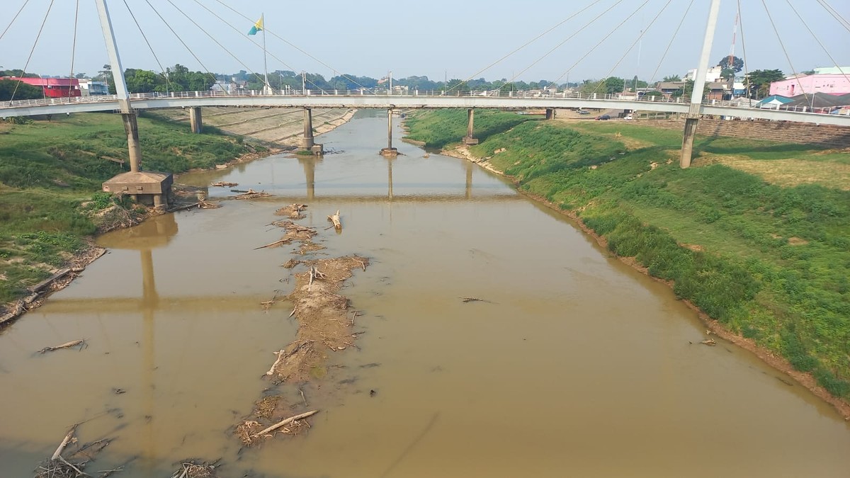 Nível do Rio Acre oscila e sai da menor cota histórica em Rio Branco ...