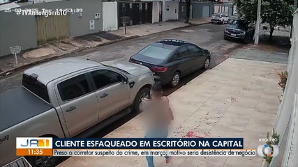 Corretor de imóveis suspeito de esfaquear cliente em escritório de advocacia é preso