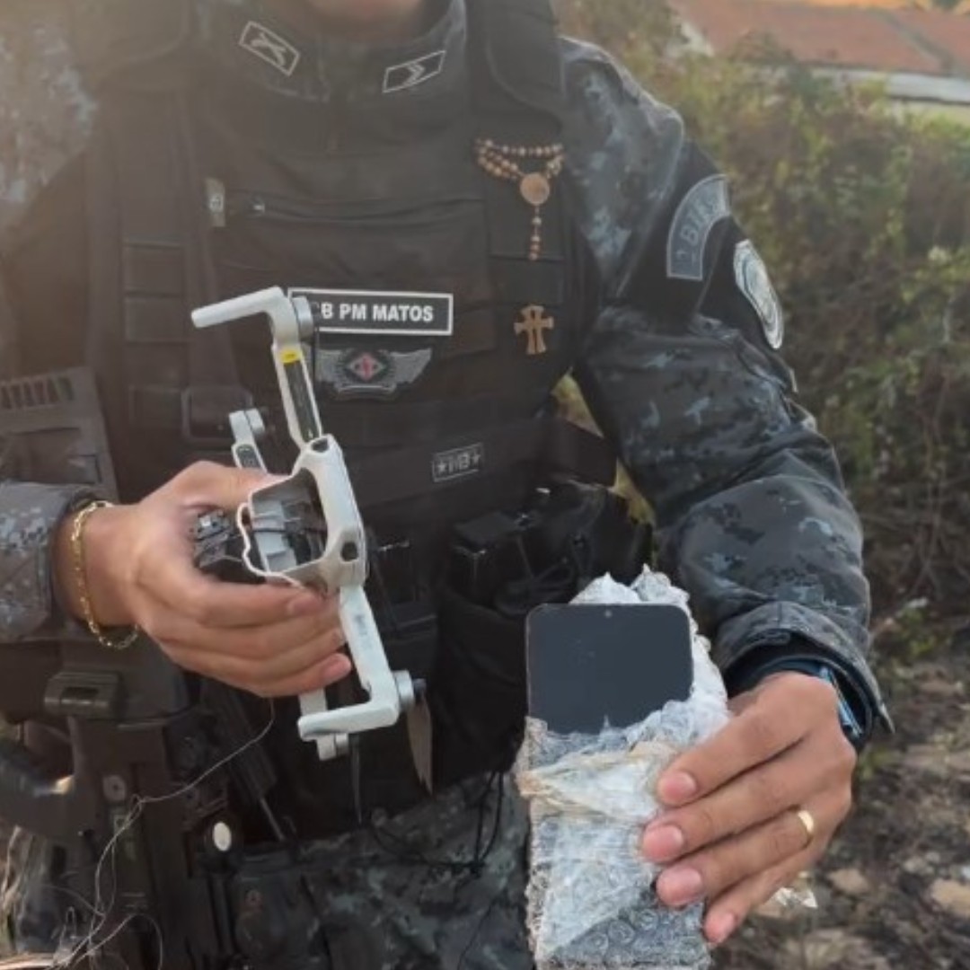 Drone que transportava celular cai perto de penitenciária em Petrolina
