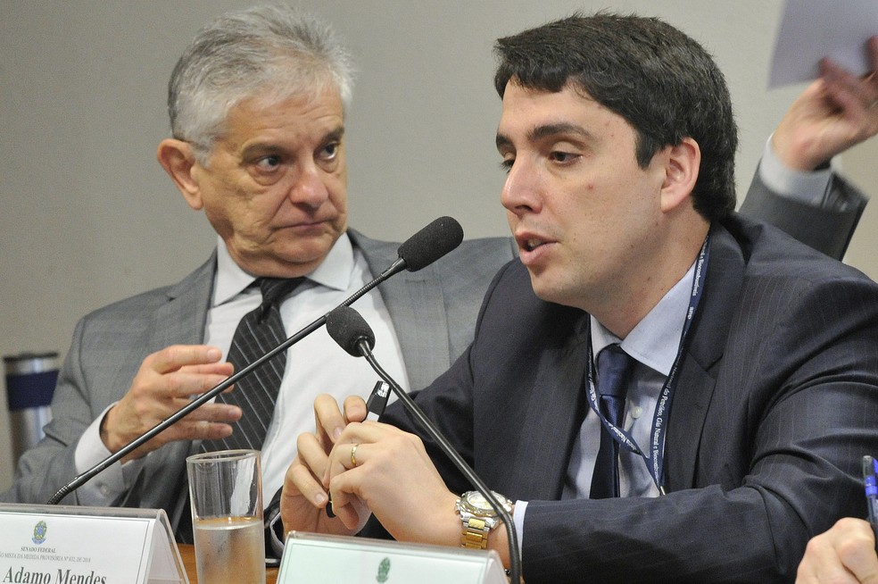 Pietro Mendes, durante audiência no Senado — Foto: Geraldo Magela/Agência Senado