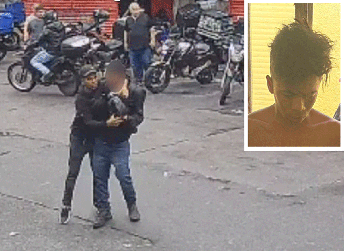 Polícia de SP prende ladrão que atirou no pescoço de motoboy na 25 de Março; vítima está em coma