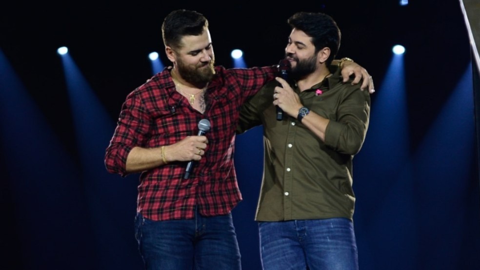 Zé Neto e Cristiano; Bruno César e Rodrigo — Foto: Divulgação