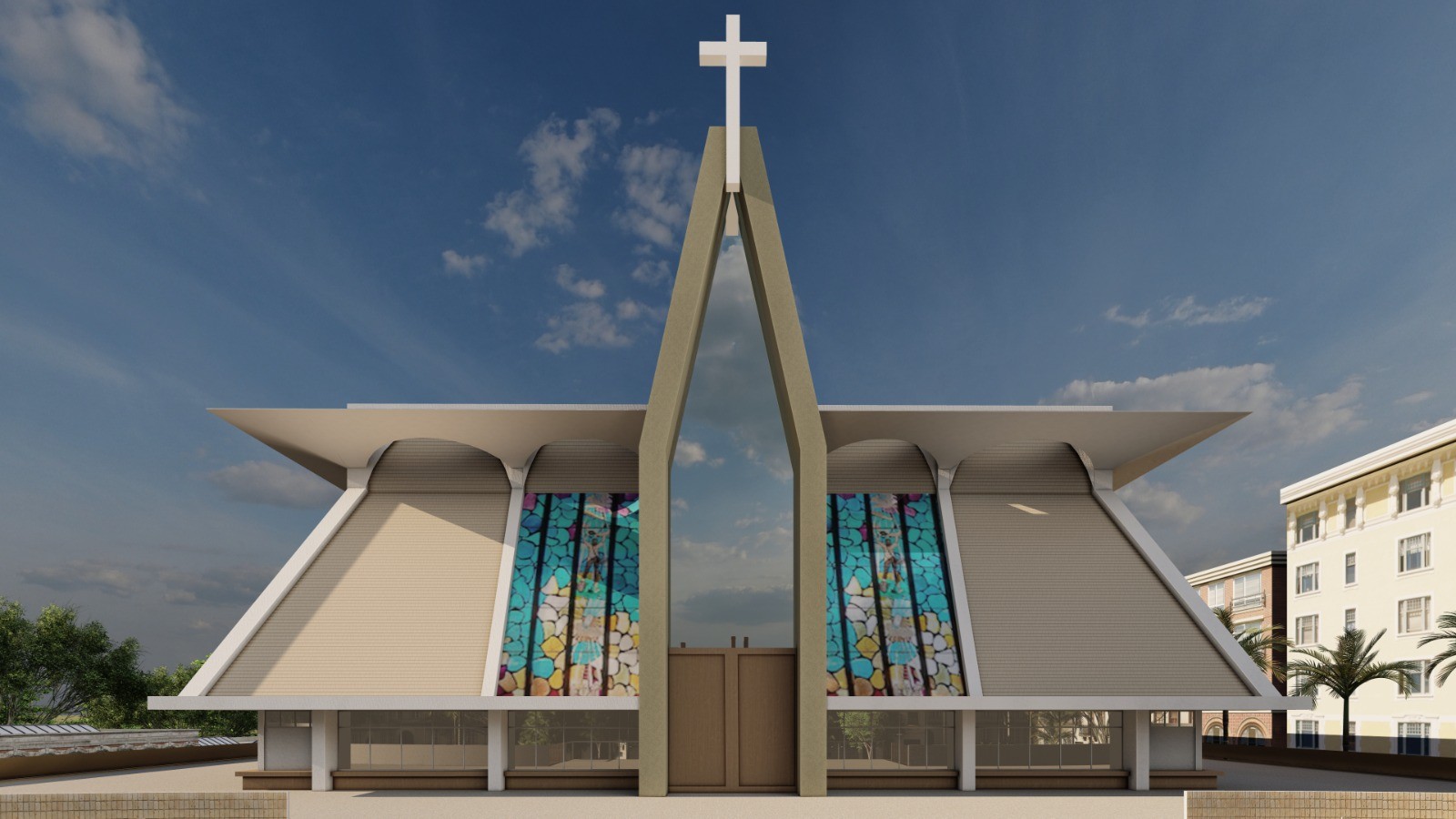 Após ser elevada pelo papa Leão XIV,  Arquidiocese de Rio Preto revitaliza  catedral, que terá cruz de 20 metros: 'Referência da fé', diz padre