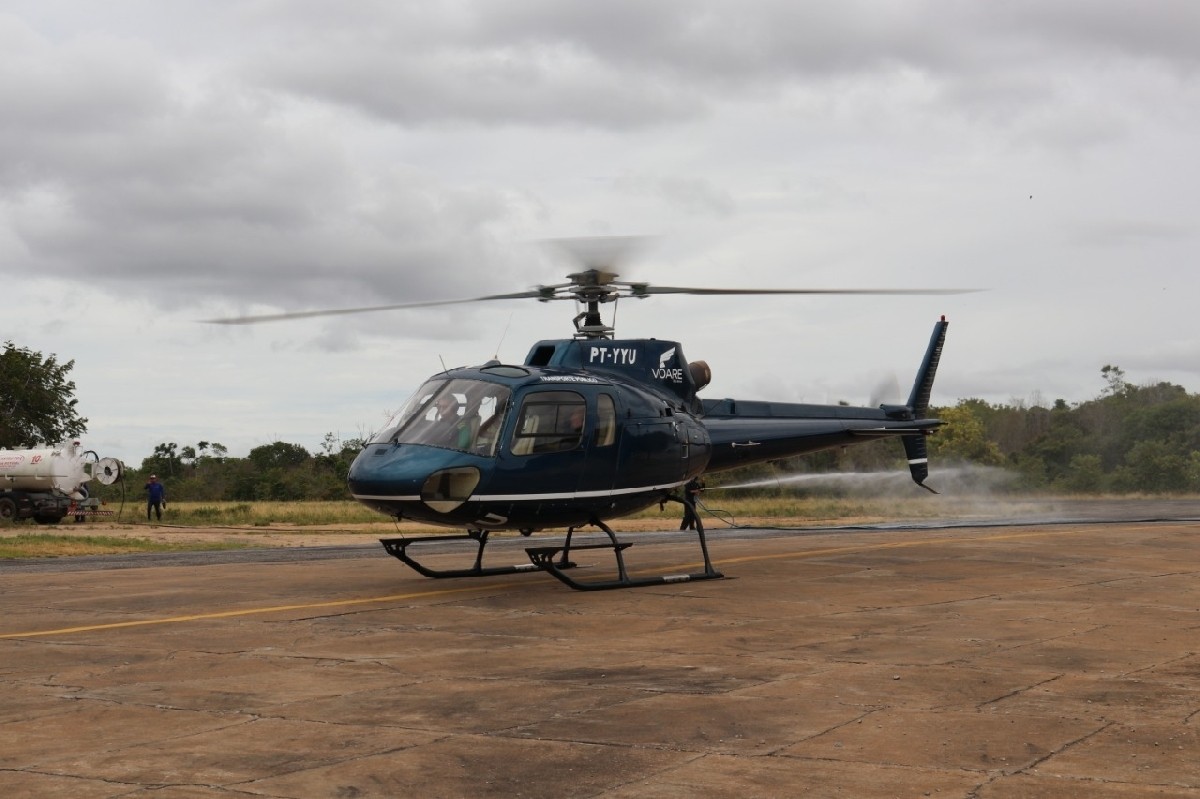 Helicóptero com cinco pessoas sofre acidente na Terra Yanomami 
