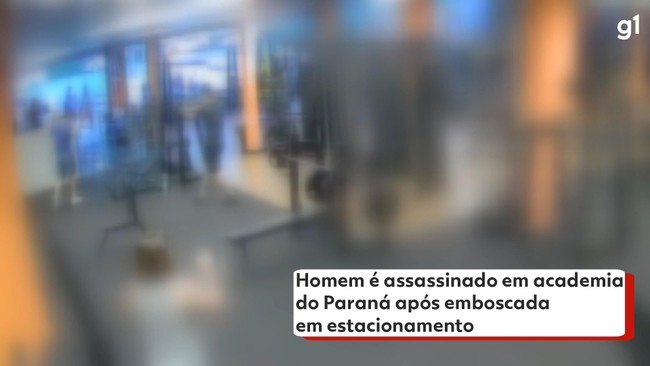 Homem é assassinado em academia do PR após emboscada em estacionamento