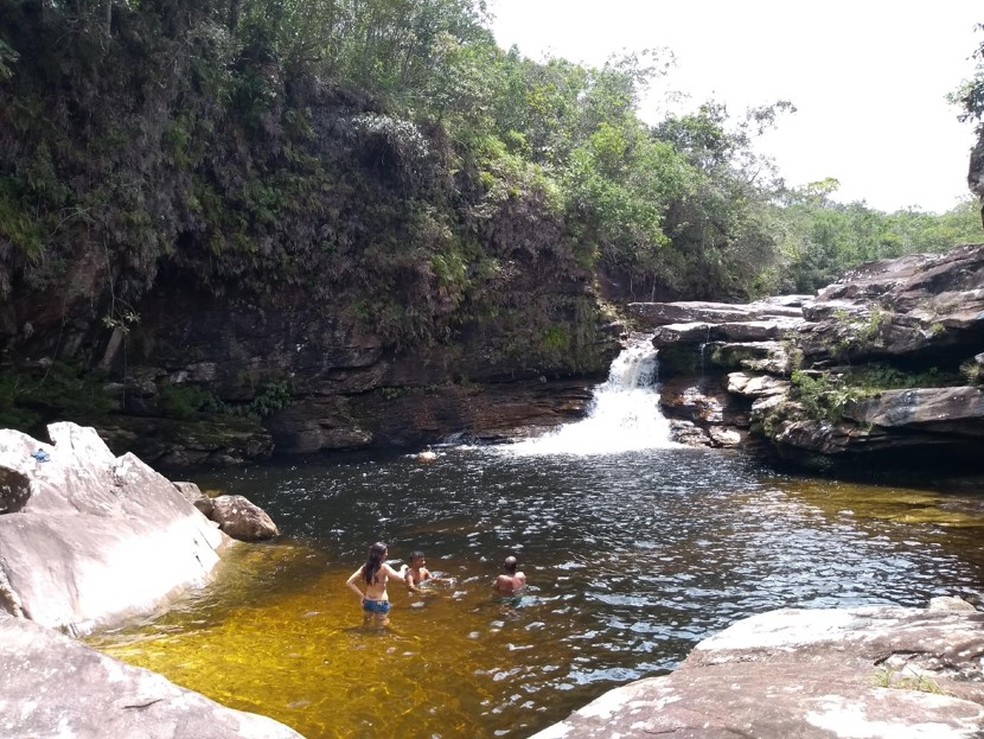 Cachoeira do Peixe Cru — Foto: Divulgação/Prefeitura de Conceição do Mato Dentro