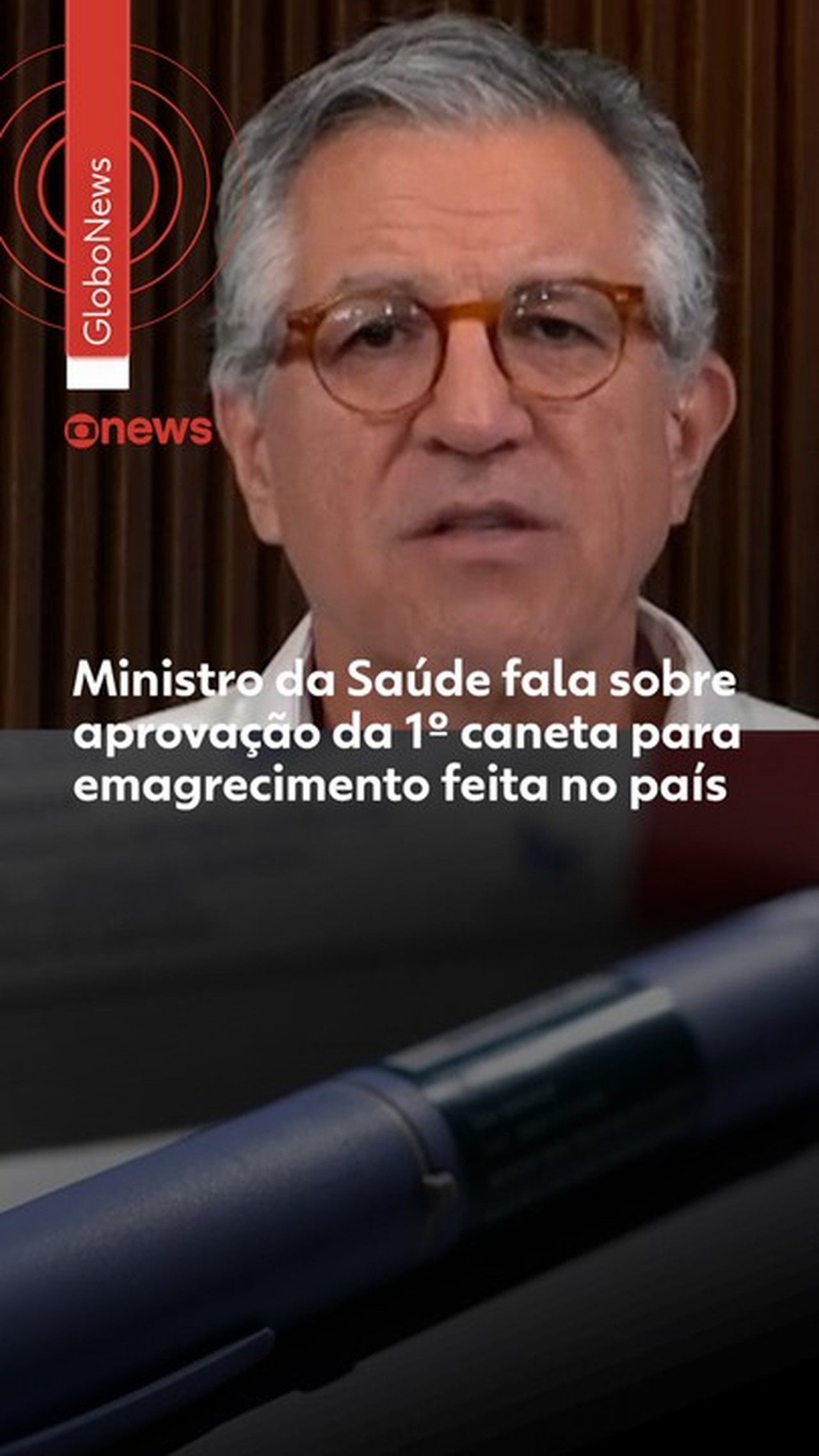 Preço máximo de caneta nacional ainda será definido entre duas e três semanas, diz Padilha  