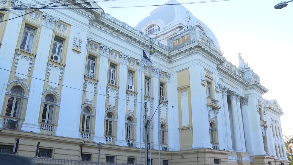 Palácio da Justiça, no Centro do Recife, é sede do TJPE — Foto: Reprodução/TV Globo