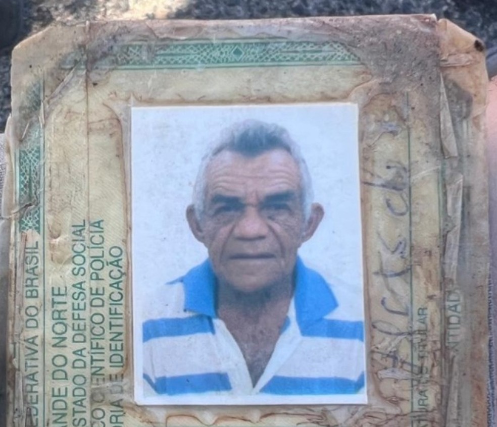 Idoso tinha 87 anos e morreu após ser atropelado — Foto: Iara Nóbrega/Inter TV Cabugi