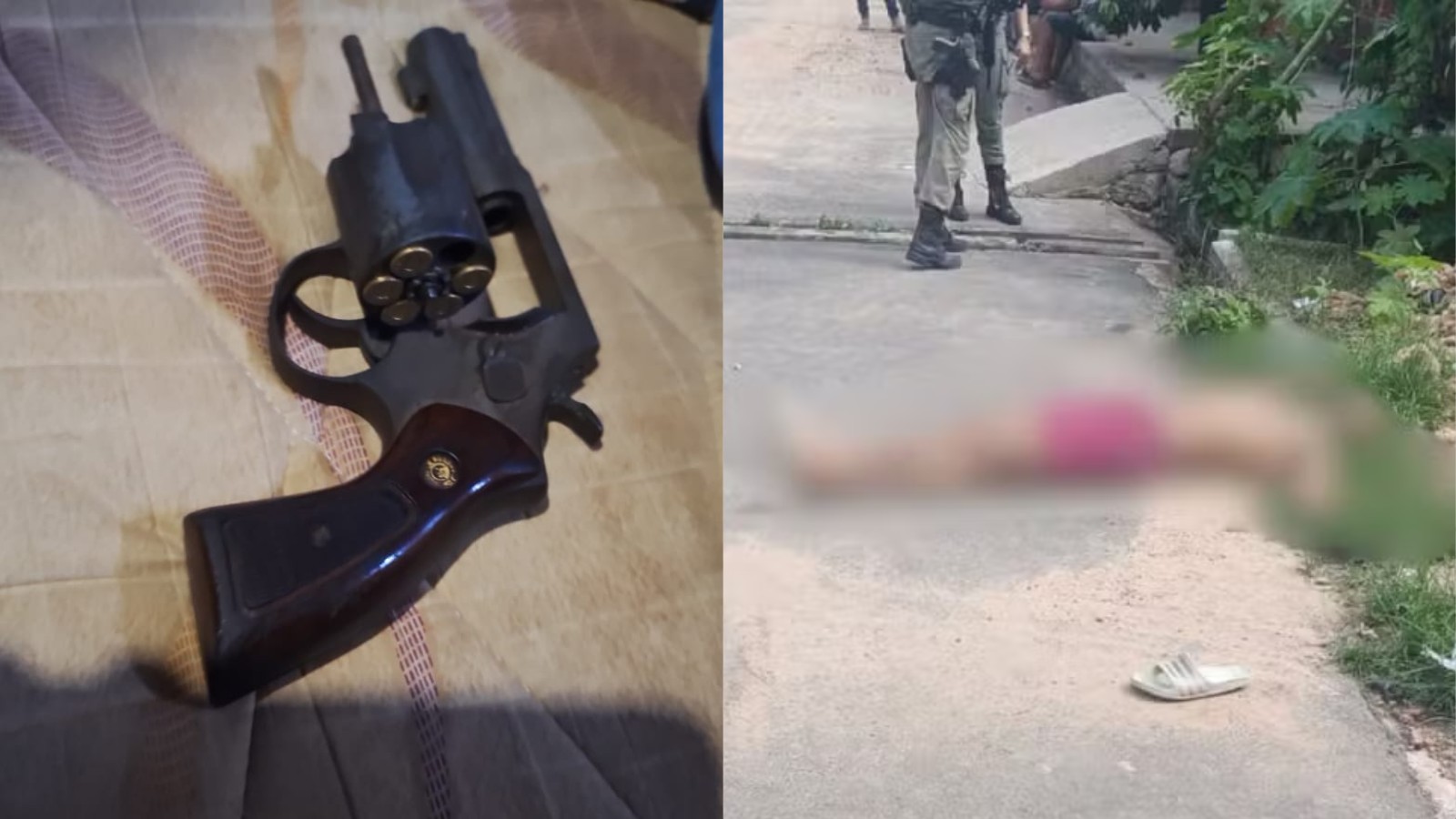 Suspeitos de matar homem a tiros em rua de Teresina são presos; arma apreendida