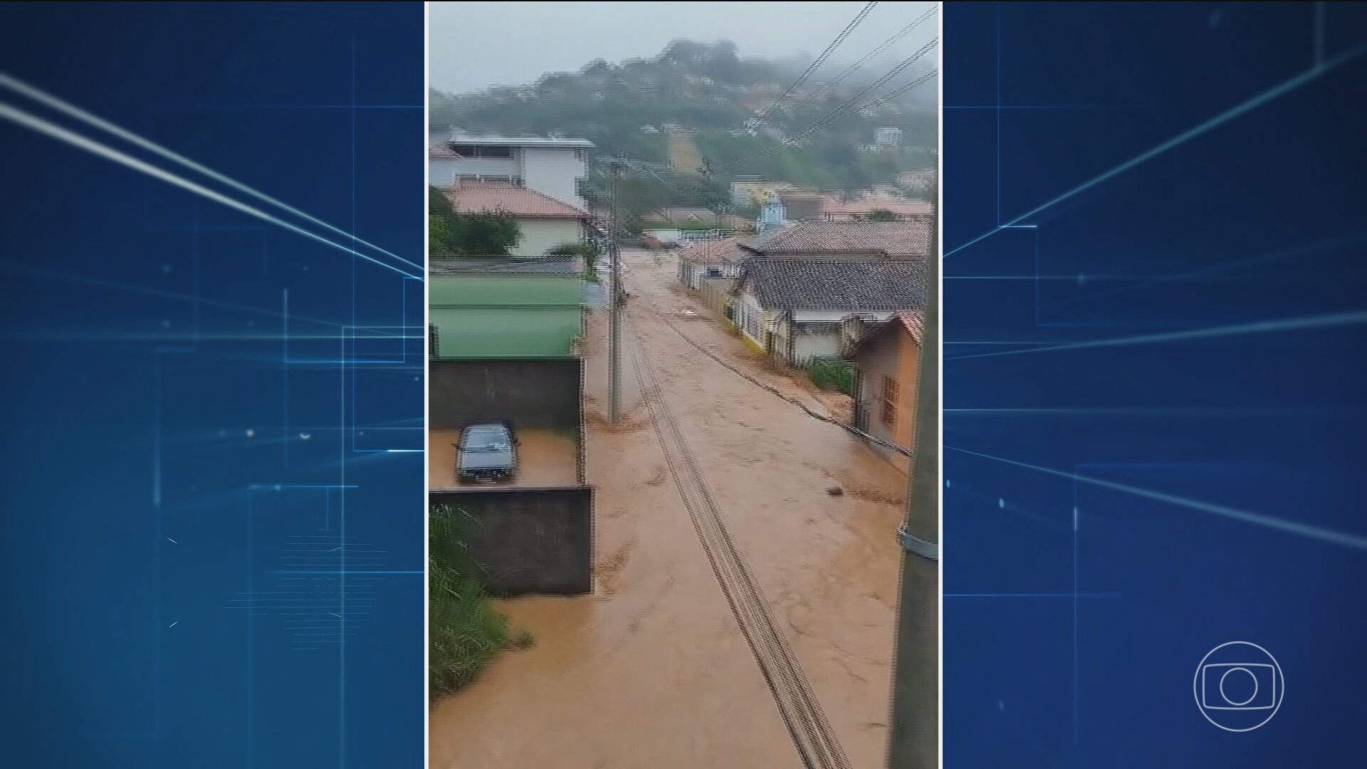 Chuva intensa destrói pontes e deixa moradores desabrigados em Dom Silvério, na Zona da Mata mineira 