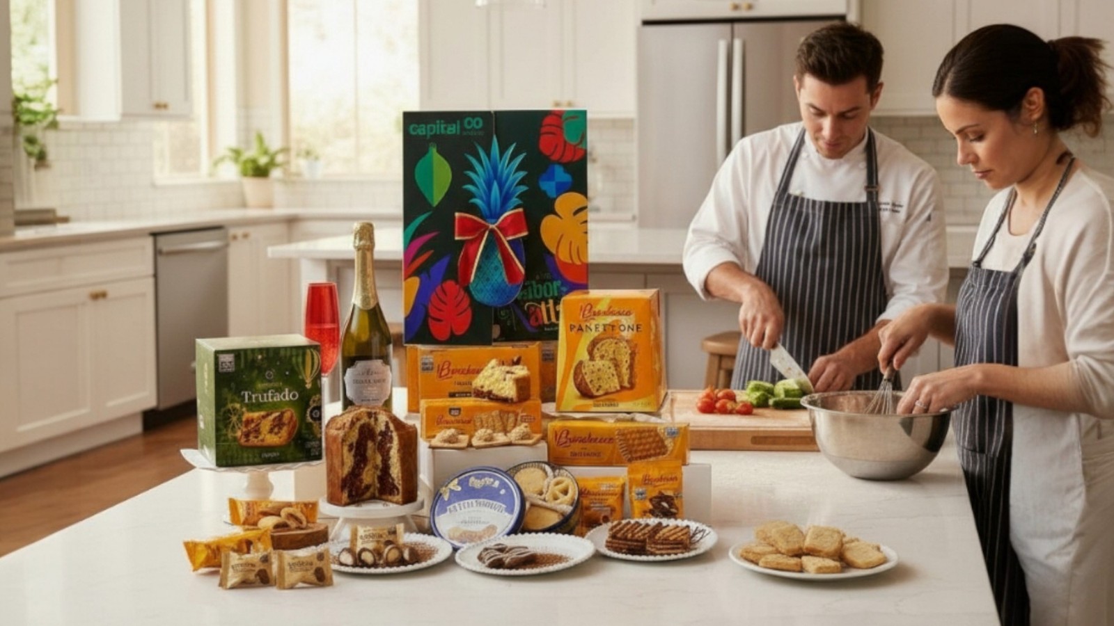 Como montar uma ceia completa usando apenas itens da cesta de Natal