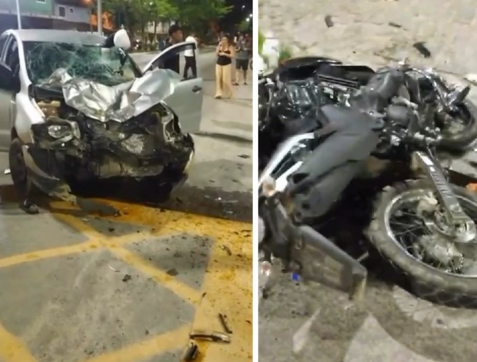 Dois irmãos morreram em batida entre carro e moto na RJ-106, em Barra de São João, distrito de Casimiro de Abreu — Foto: Arquivo pessoal