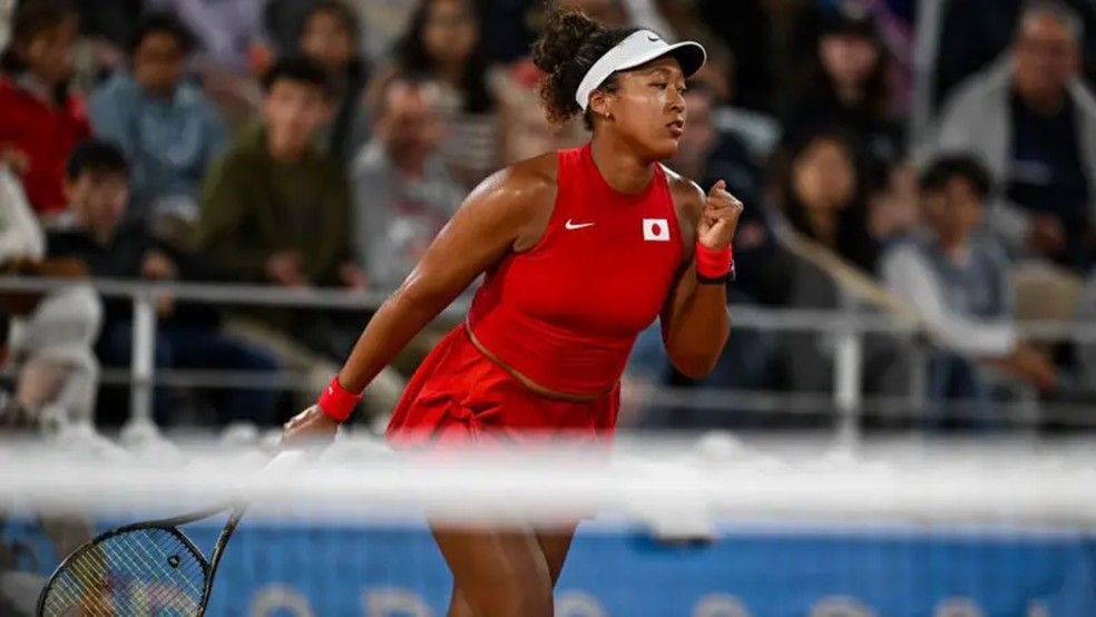 A tenista japonesa Naomi Osaka em Paris em 2024 — Foto: Getty Images via BBC