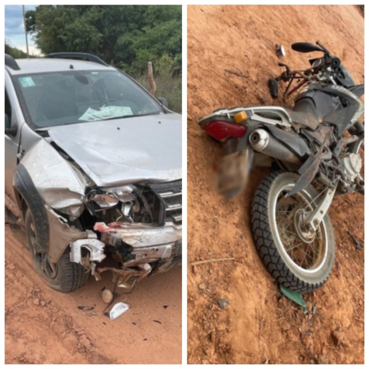 Motociclista morre em colisão frontal com caminhonete na zona rural de Miravânia