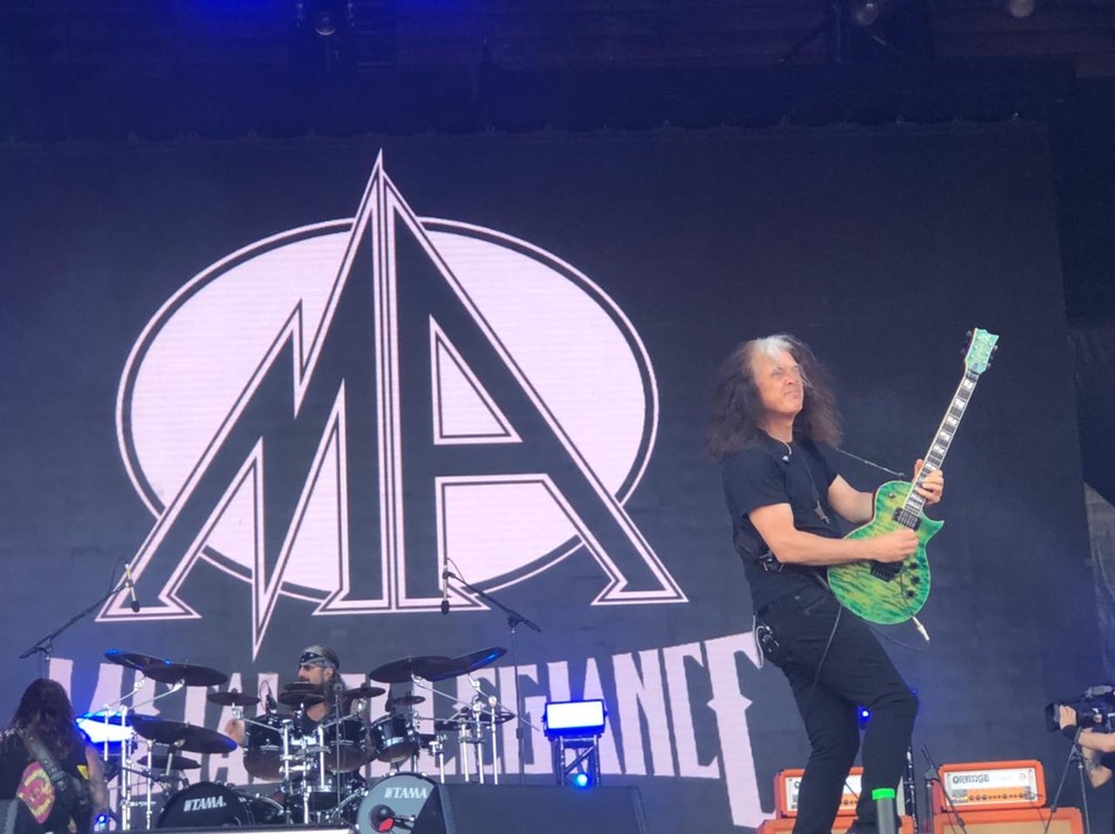 Metal Allegiance se apresenta no Palco Sunset do Rock in Rio 2022 — Foto: G1/Carlos Brito