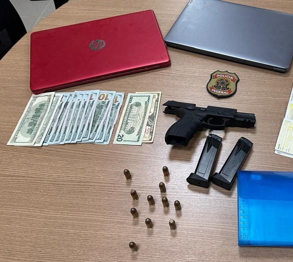 Polícia Federal faz operação contra migração ilegal em Governador Valadares. — Foto: Polícia Federal/Divulgação