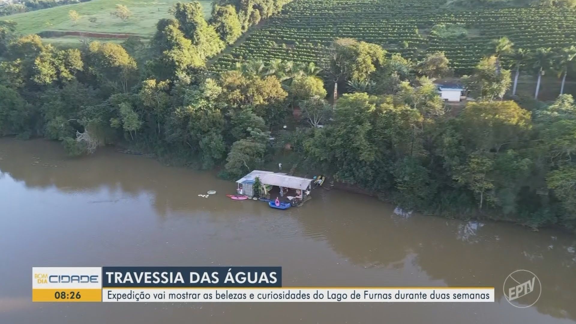 VÍDEOS: veja tudo sobre a 'Travessia das Águas' no Lago de Furnas 