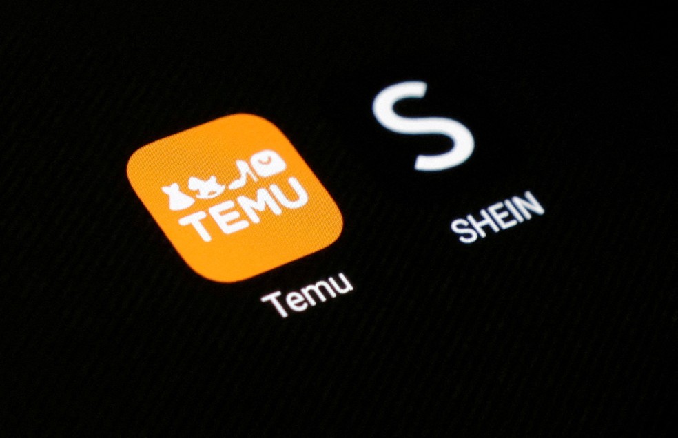 Temu e Shein — Foto: Reuters