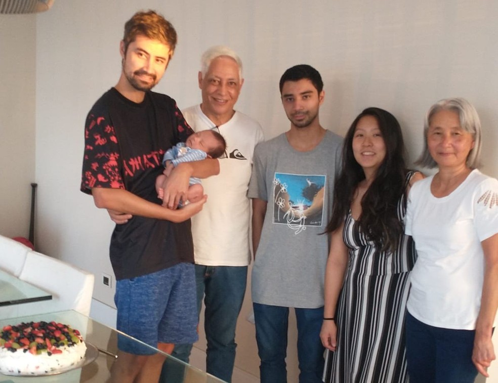 Gilberto e sua família — Foto: Arquivo pessoal