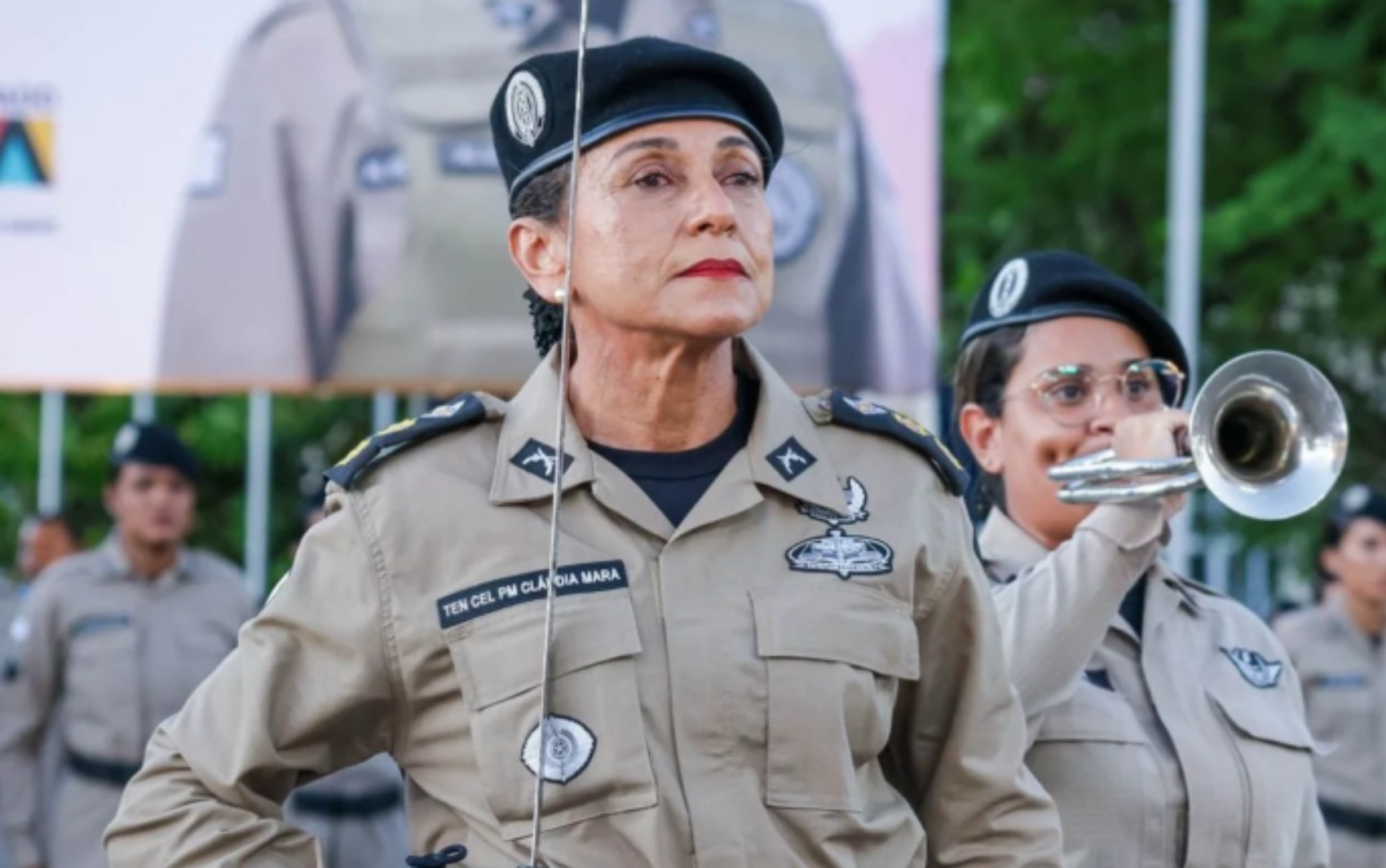 Saiba quem é a segunda mulher da história a comandar batalhão especializado da Polícia Militar da Bahia