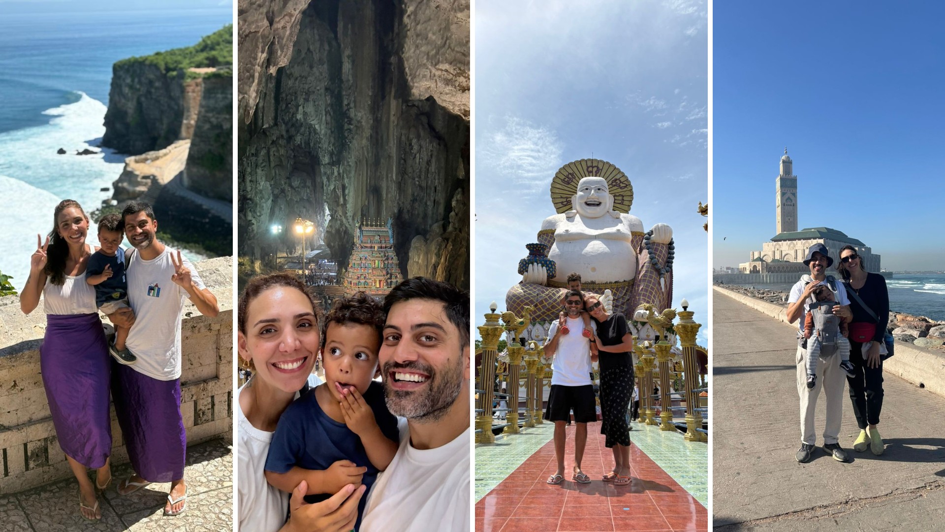 Após conhecer 3 continentes em um ano, casal volta para casa e elege Brasil como 'melhor lugar do mundo'