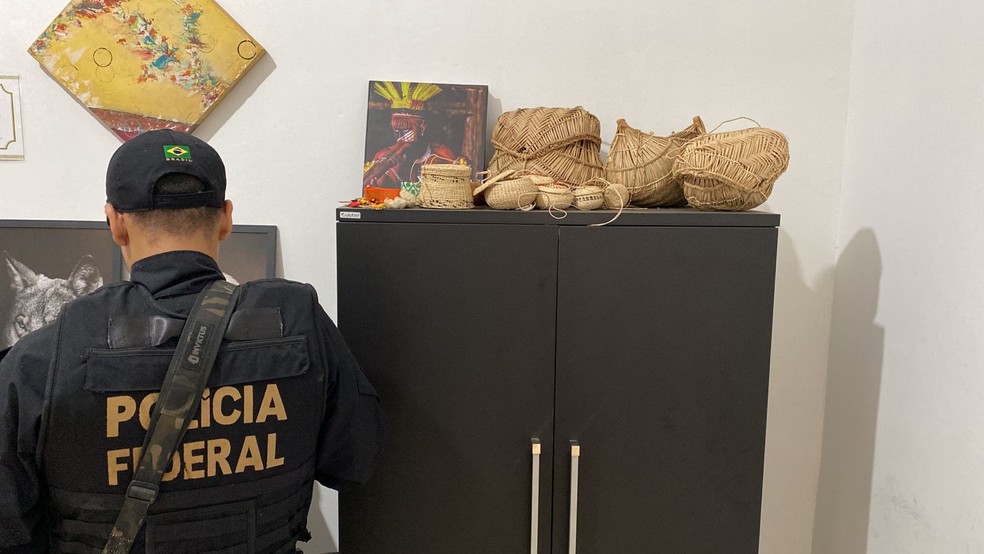 Servidores da Funai foram alvos da operação por falsificação de documentos de identidade — Foto: Polícia Federal