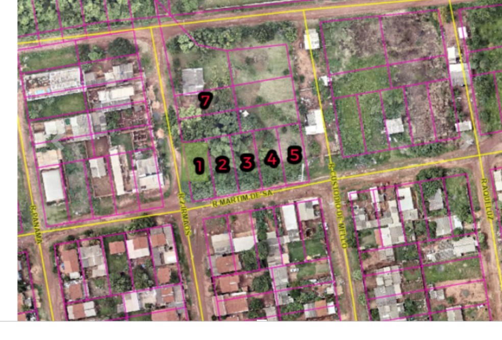Leilão de lote urbano com 360m³ em Campo Grande — Foto: Pimentel Leilões