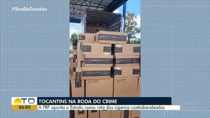 Tocantins é rota de cigarros contrabandeados, aponta PRF