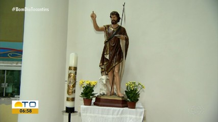 Pároquia São João Batista, em Palmas, realiza programação para celebrar dia do Santo