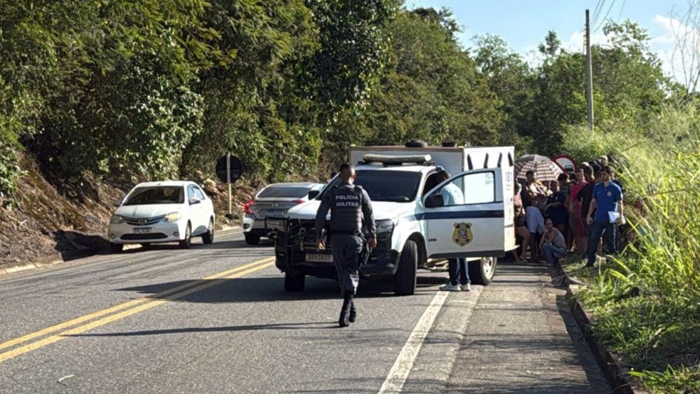 Claudineia Cardoso Tosta, 38 anos, morreu atropelada na rodovia BR-482, em Cachoeiro de Itapemirim, Sul do Espírito Santo — Foto: Divulgação