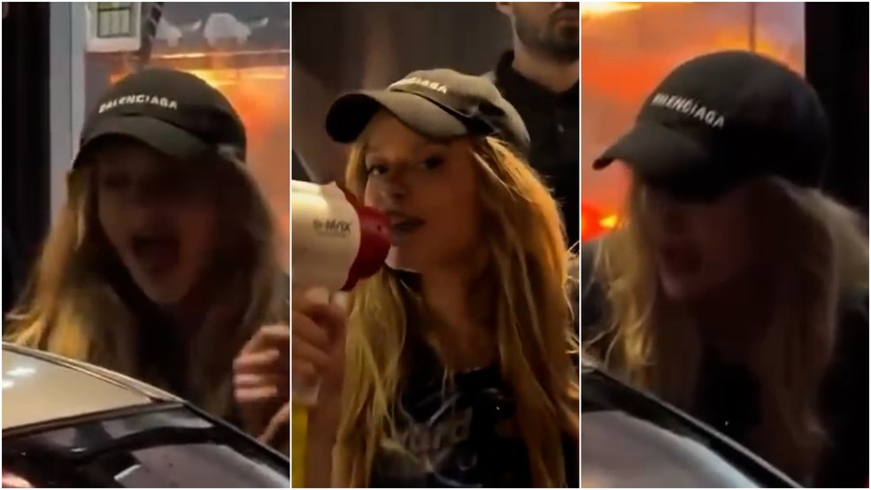 Luisa Sonza é flagrada em fast food e canta com fãs em São Luís — Foto: Reprodução/Redes sociais
